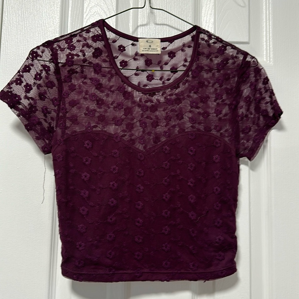 Pins & needles crop top